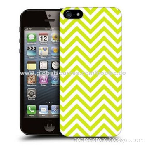 TPU Cases for New iPhone 6, Neon Lime Green and Teal Chevron, OEM Orders Welcomed
